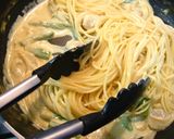 クリームパスタ☆ほんのりカレー風味作り方6写真