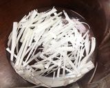 簡単！夏野菜の冷やし肉味噌うどん作り方2写真