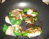 ピーマンのハンバーグ詰め焼き^^;作り方5写真
