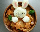 ふわふわうさぎのミートソースシチュー。作り方15写真