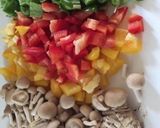 彩り野菜の麻婆豆腐☆作り方1写真
