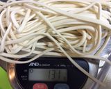 牛肉もやしのせ冷しうどん作り方2写真