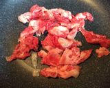 牛肉もやしのせ冷しうどん作り方3写真