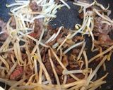 牛肉もやしのせ冷しうどん作り方4写真