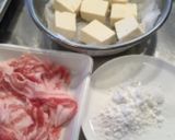 大皿用〜豚バラ巻き豆腐ステーキ作り方1写真