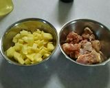 鶏肉とじゃがいもの味噌チーズ焼き作り方1写真