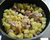 鶏肉とじゃがいもの味噌チーズ焼き作り方3写真