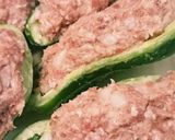 簡単ピーマンの肉詰め美味しいタレ♪焼き方作り方5写真