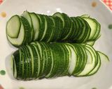 やみつき☆ズッキーニナムル作り方1写真