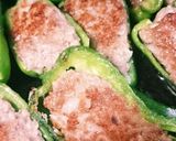 簡単ピーマンの肉詰め美味しいタレ♪焼き方作り方7写真