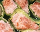 簡単ピーマンの肉詰め美味しいタレ♪焼き方作り方8写真