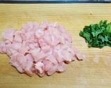 お弁当にも♪鶏胸肉と大葉のゴロゴロ焼き作り方1写真