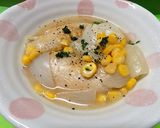 ＊手羽先でスープ＊作り方3写真
