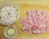 お弁当にも♪鶏胸肉と蓮根のゴロゴロ焼き作り方1写真