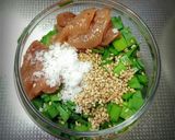 梅風味の万能ニラ塩だれ作り方1写真