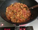 砂肝となすとひよこ豆のマサラ作り方7写真