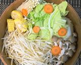 豚バラと野菜の梅味噌せいろ蒸し作り方3写真