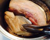梅酒の梅で！さっぱりうめぇ〜♪豚バラ焼豚作り方1写真