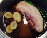 梅酒の梅で！さっぱりうめぇ〜♪豚バラ焼豚作り方2写真