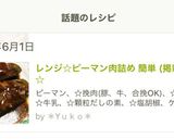 レンジ☆ ピーマンの肉詰め 簡単 (掲載作り方10写真