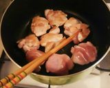 こっくり味噌味の親子丼作り方1写真