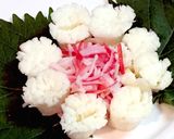 さけるチーズとカニカマで♪紫陽花サラダ作り方5写真