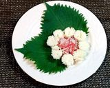 さけるチーズとカニカマで♪紫陽花サラダ作り方6写真