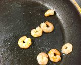水菜と小海老の和風パスタ作り方2写真