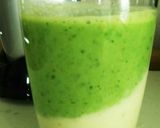 二層グリーンスムージー＊食べるスムージー作り方3写真