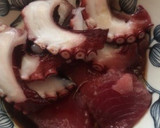 漬けまぐろとタコのトロロ定食作り方1写真