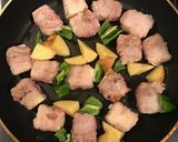 豚肉の厚揚げ巻き 甘酢タレ作り方4写真