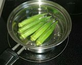 簡単☆オクラと大根おろし作り方1写真