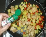 鶏ムネ肉とじゃが芋ズッキーニの簡単揚げ煮作り方12写真