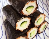 2分で完成！ウメ〜♪ちくキュー海苔巻き作り方4写真