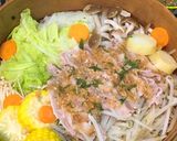豚バラと野菜の梅味噌せいろ蒸し作り方6写真
