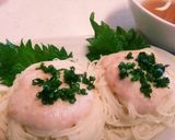 梅とろろの冷やし素麺作り方3写真