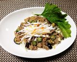 簡単！夏野菜の冷やし肉味噌うどん作り方5写真