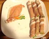 水菜の肉巻き照り焼き作り方3写真