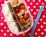 幼稚園年少 かわいいお弁当作り方1写真