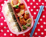 幼稚園年少 かわいいお弁当作り方1写真