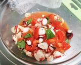レンジで♪蛸のフレッシュトマトバジル煮作り方6写真
