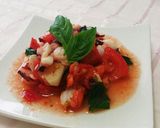 レンジで♪蛸のフレッシュトマトバジル煮作り方7写真