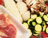 時短！ズッキーニトマトソースパスタ。作り方1写真