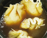 簡単！節約！麺つゆで油揚げの袋煮（巾着）作り方9写真