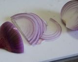 セロリのお花と赤玉ねぎのサラダ作り方3写真