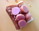 食パンの納豆&ウィンナーのせ作り方2写真