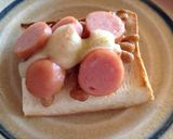 食パンの納豆&ウィンナーのせ作り方3写真
