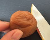 美しい姿と味♢羊羹入り梅のべっこう飴がけ作り方1写真