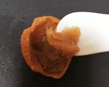 美しい姿と味♢羊羹入り梅のべっこう飴がけ作り方3写真