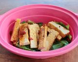 レンジで！チンゲン菜と厚揚げのサッと炒め作り方3写真